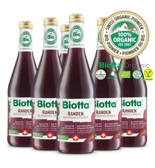 Biotta® 瑞士有機紅菜頭汁 Organic Beetroot Juice 500ml x 6 瓶原箱優惠