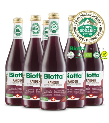 Biotta® 瑞士有機紅菜頭汁 Organic Beetroot Juice 500ml x 6 瓶原箱優惠