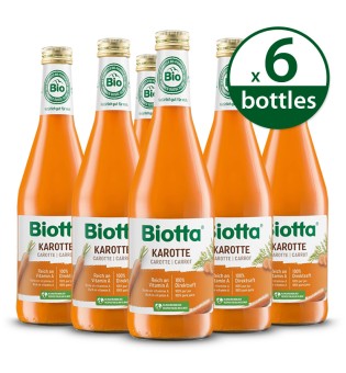Biotta® 瑞士有機胡蘿蔔汁 Organic Carrot Juice 500ml x 6 瓶原箱優惠