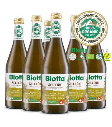 Biotta® 瑞士有機西芹根汁 Organic Celery Juice 500ml x 6 瓶原箱優惠