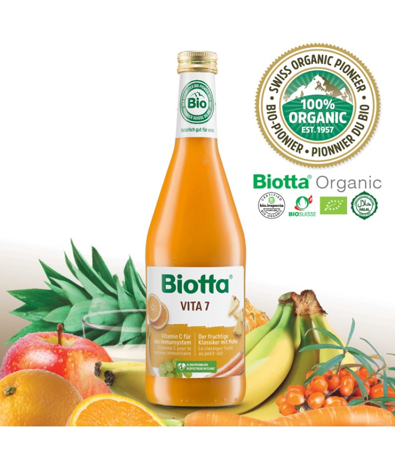 Biotta® 瑞士有機七種綜合維他命果汁 Organic Vita 7 Juice 500ml